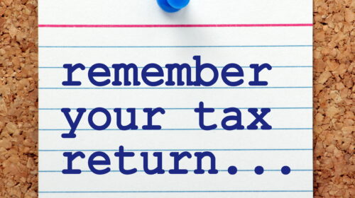 Remember tax return